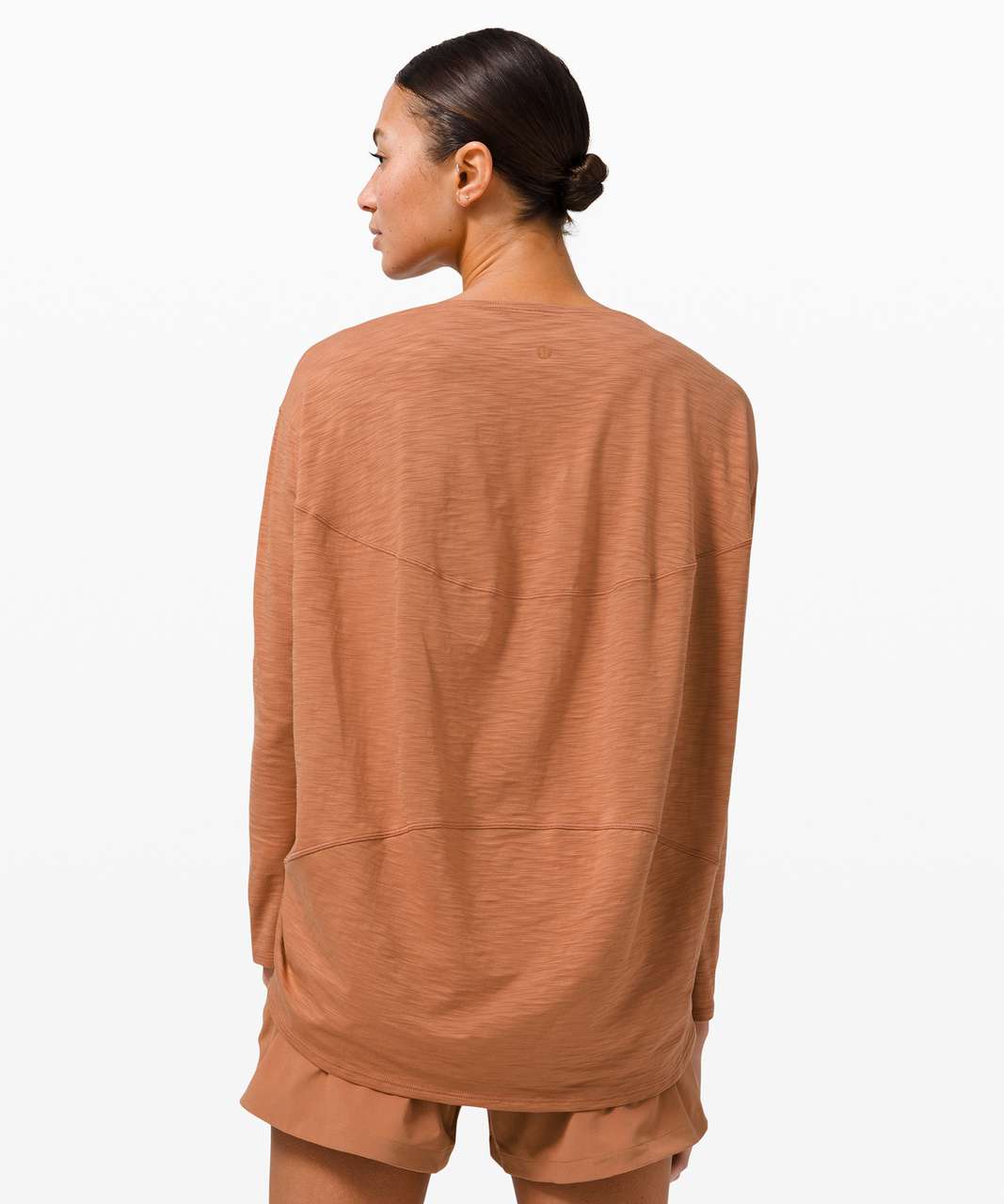 Lululemon Back In Action Long Sleeve - Desert Sun - lulu fanatics