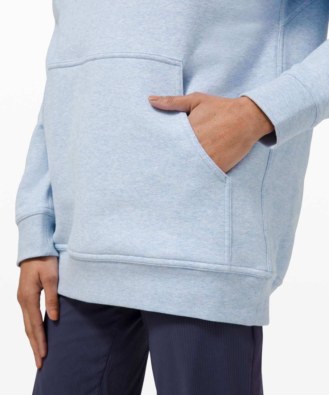 Lululemon All Yours Hoodie Fleece Pullover Sweatshirt in Daydream (light  Blue) 8