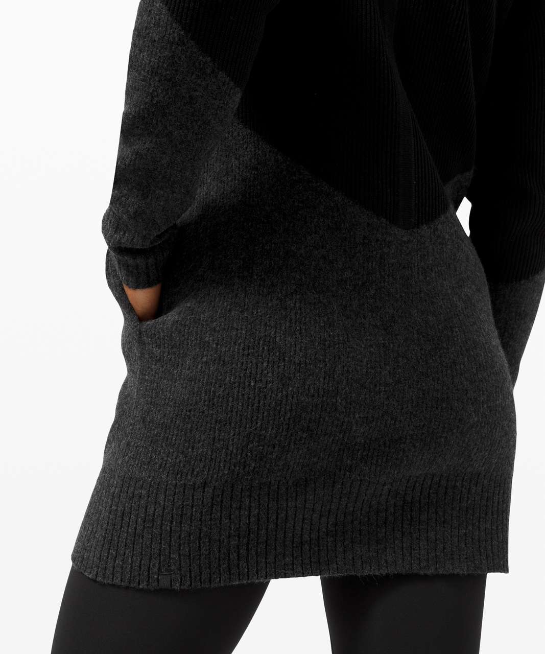 Lululemon Restful Intention Sweater - Black / Heathered Core Black