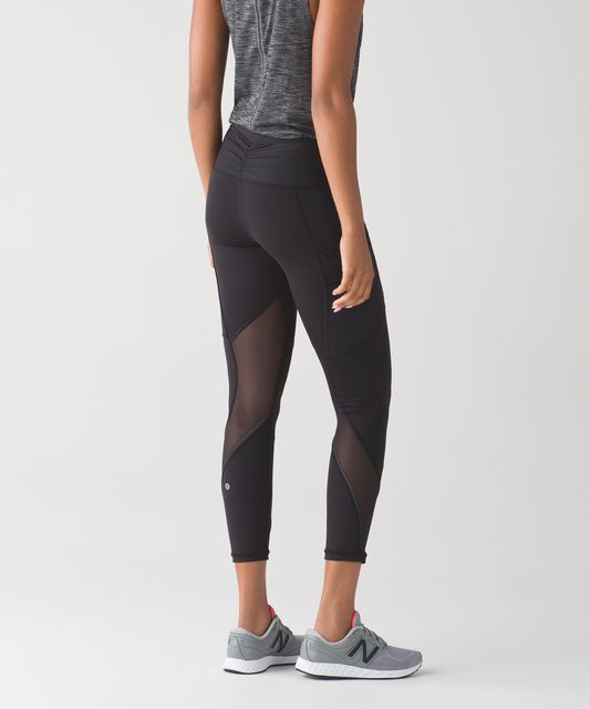 LULULEMON INSPIRE TIGHT II Power Luxtreme Spray Jacquard Green Black Size 6  £47.38 - PicClick UK