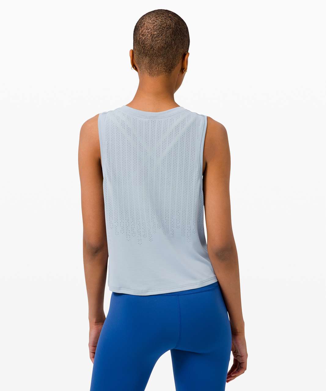 Lululemon Train to Be Tank *Stripe - Rain Stripe Chambray