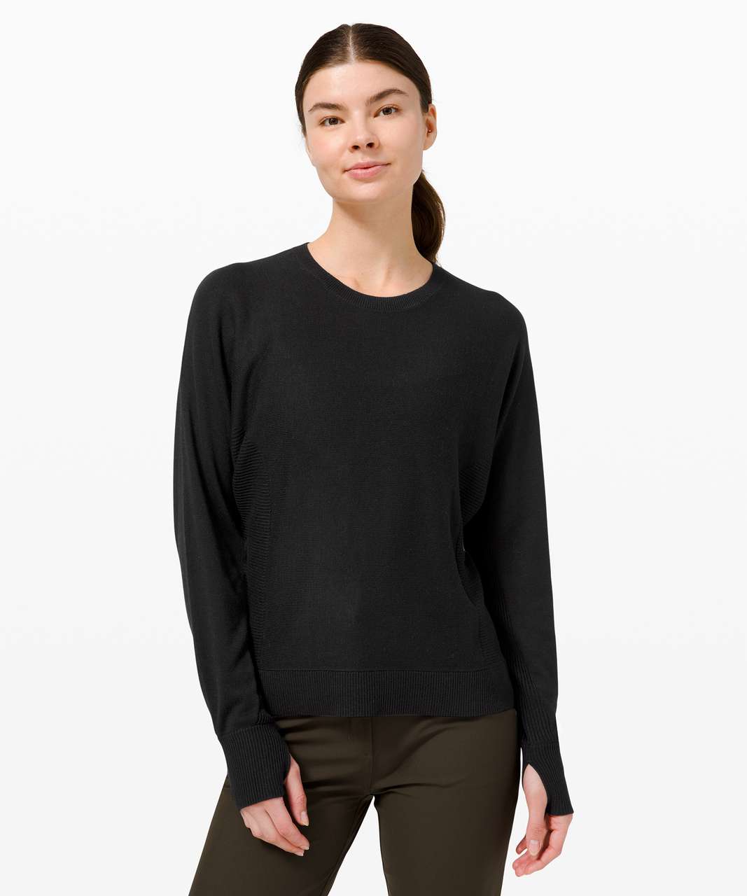 Lululemon New Heights Sweater - Black - lulu fanatics