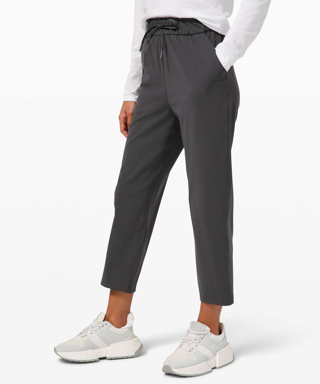 Lululemon Keep Moving Crop 23" - Graphite Grey