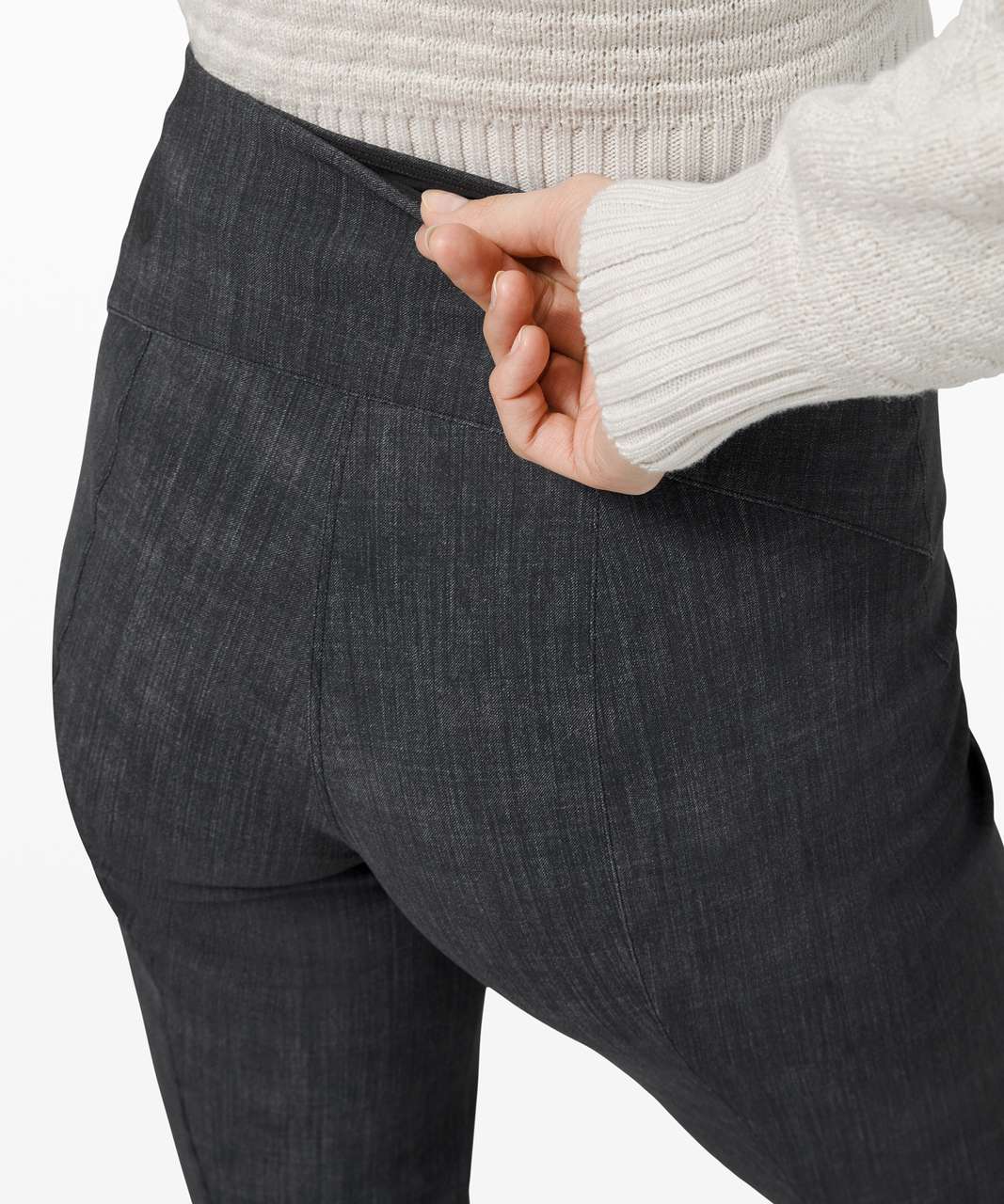 Lululemon Here to There High-Rise 7/8 Pant Crosshatch Multi/Black