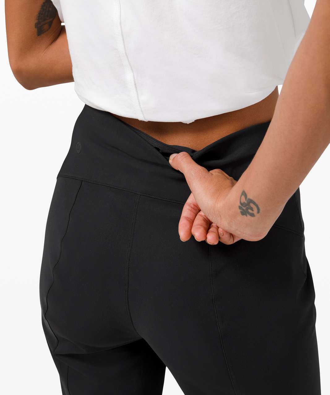 Lululemon Here to There High-Rise Crop - Black / Black