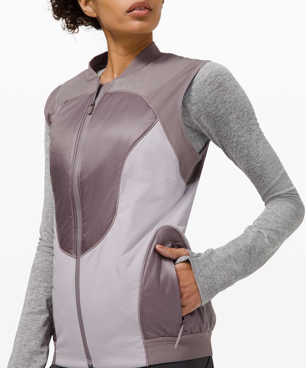 Lululemon Polar Pace Run Vest - Pelt / Lunar Rock / Iced Iris