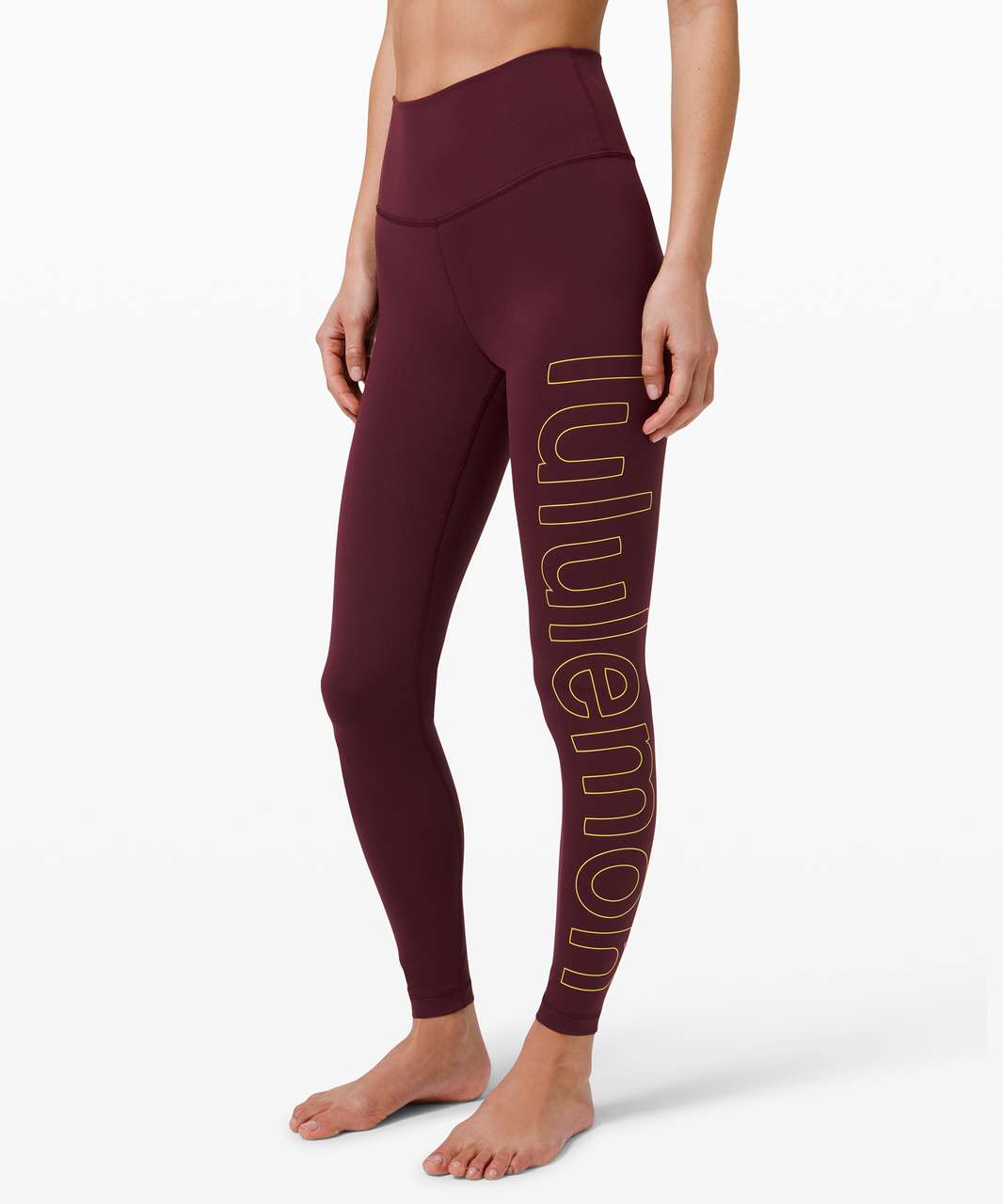 Lululemon Wunder Under High Rise Tight 28" Everlux *Lunar New Year - Cassis