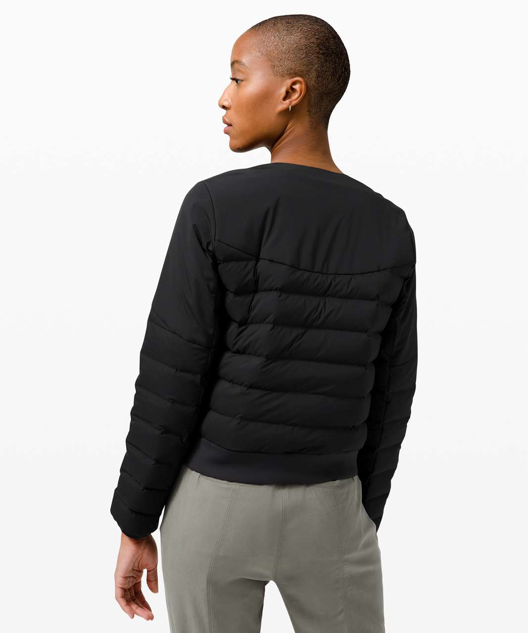 Lululemon Navigation Stretch Down Bomber - Black