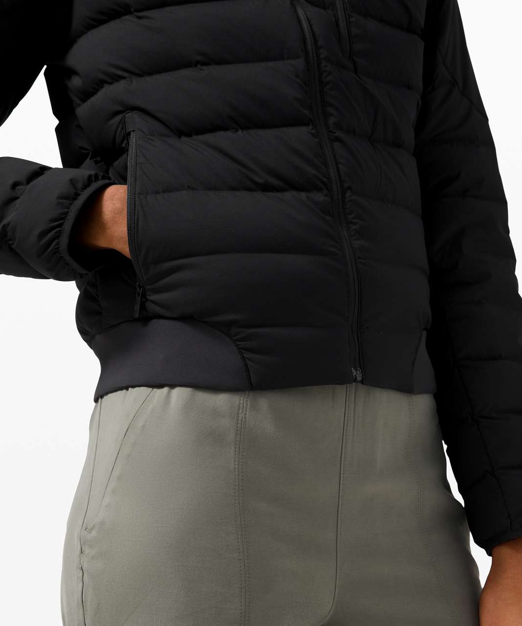 Lululemon Navigation Stretch Down Bomber - Black