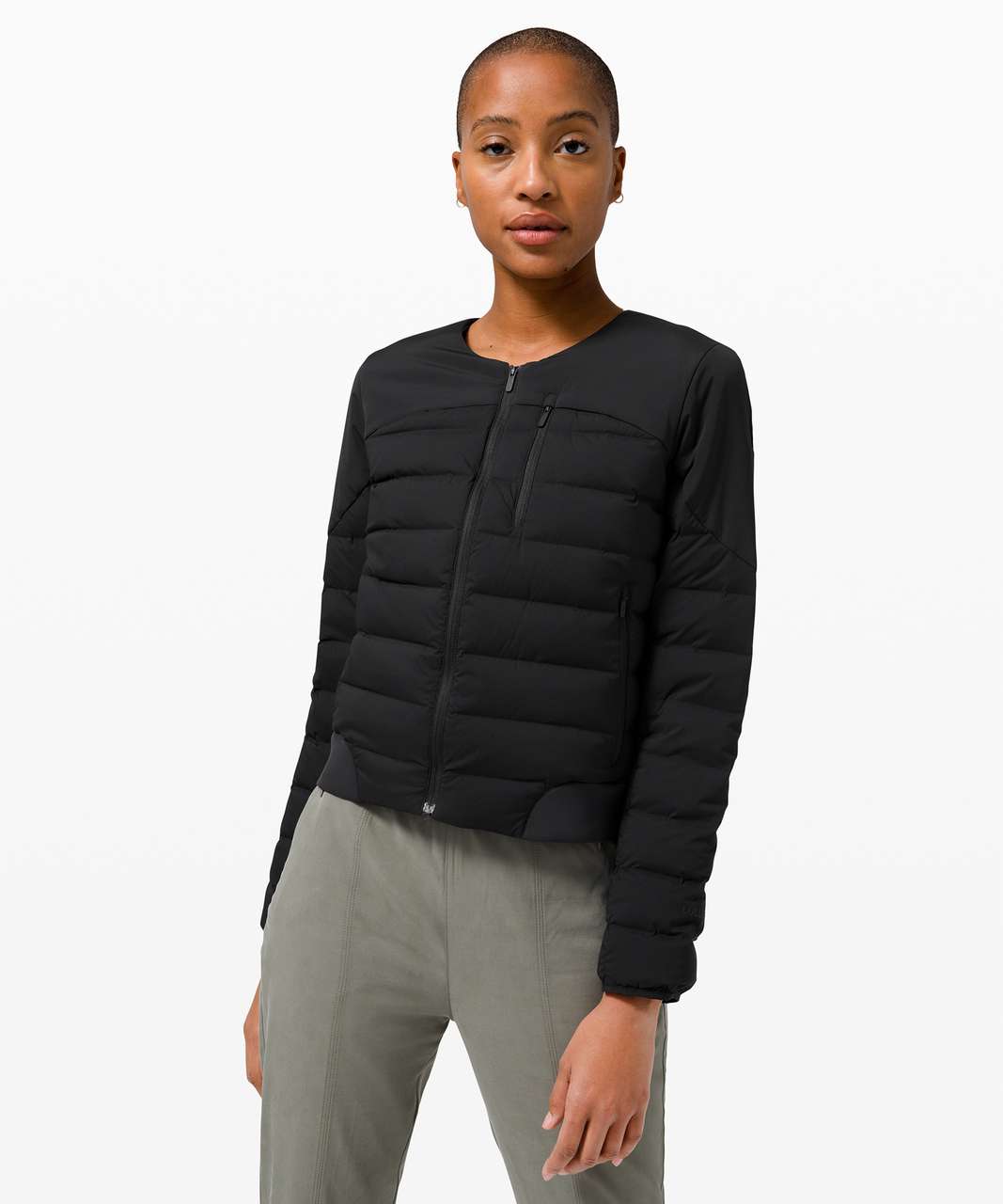 Lululemon Switch Over Bomber - Black - lulu fanatics