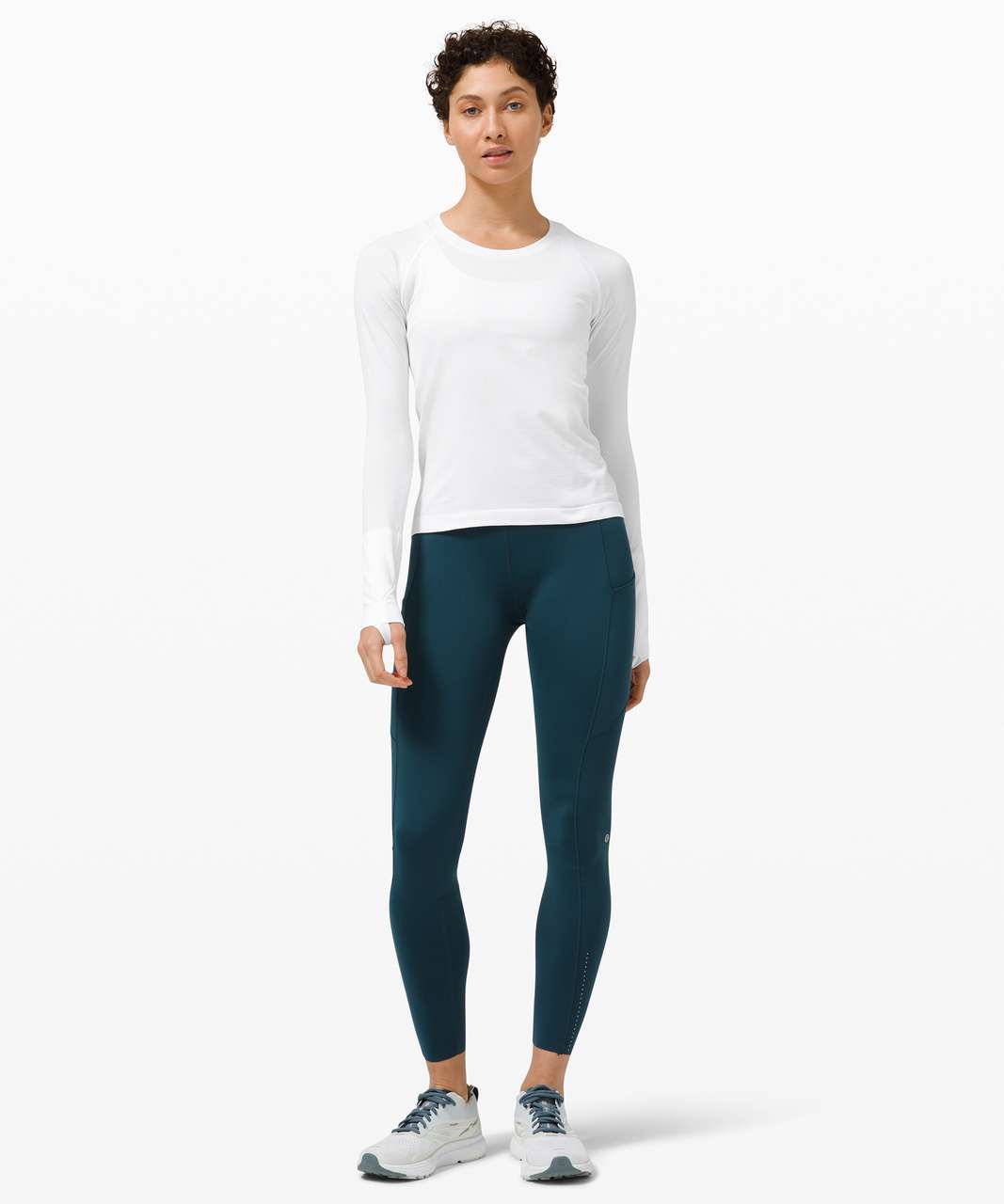 Lululemon Swiftly Tech Long Sleeve 2.0 *Race Length - White / White - lulu  fanatics