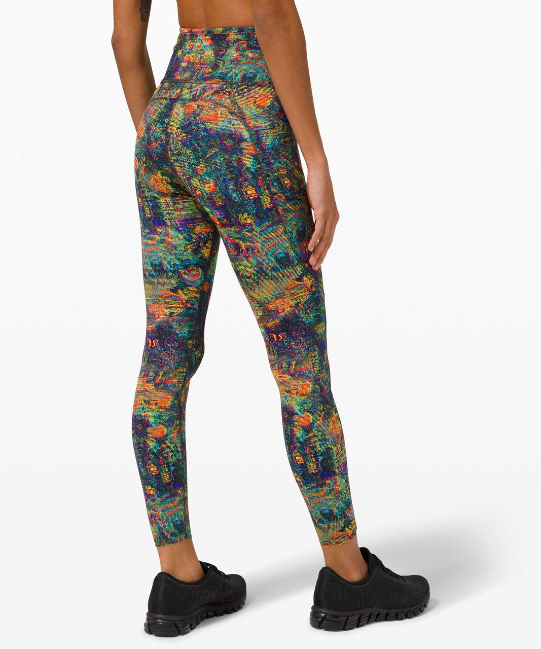 Lululemon Fast and Free Tight 25" *Non-Reflective Nulux - Glitch Tapestry Starlight Multi