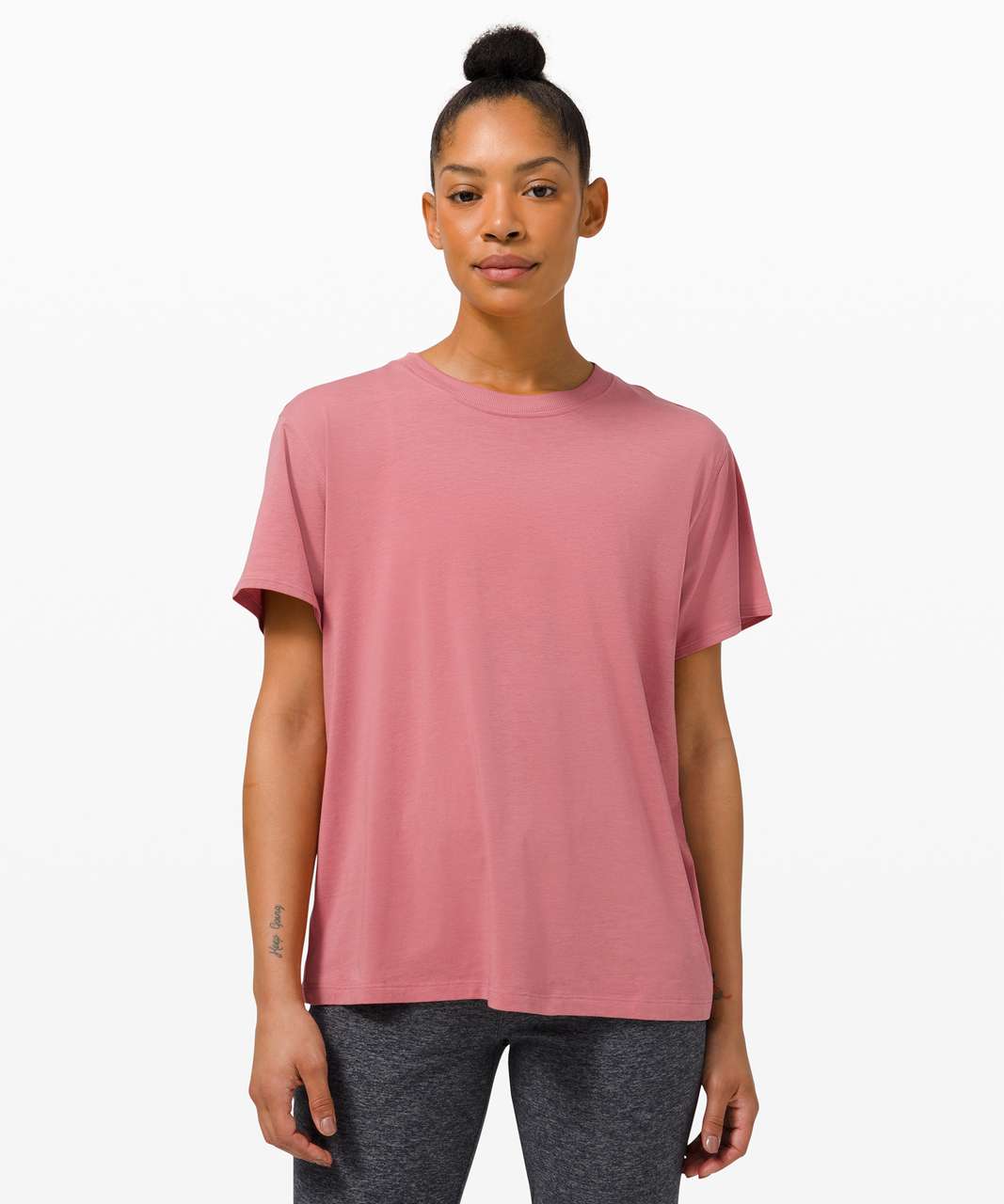 Lululemon All Yours Tee - Brier Rose