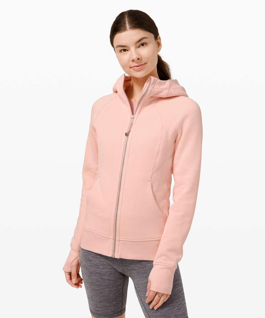 Lululemon Scuba Full-Zip Hoodie - Carnation Red - lulu fanatics