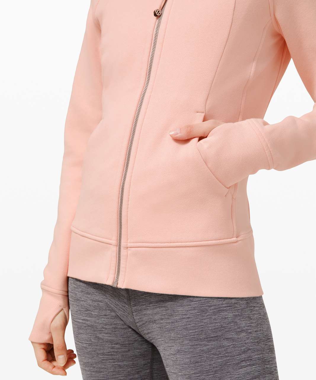 Lululemon Scuba Hoodie *Light Cotton Fleece - Pink Mist - lulu fanatics