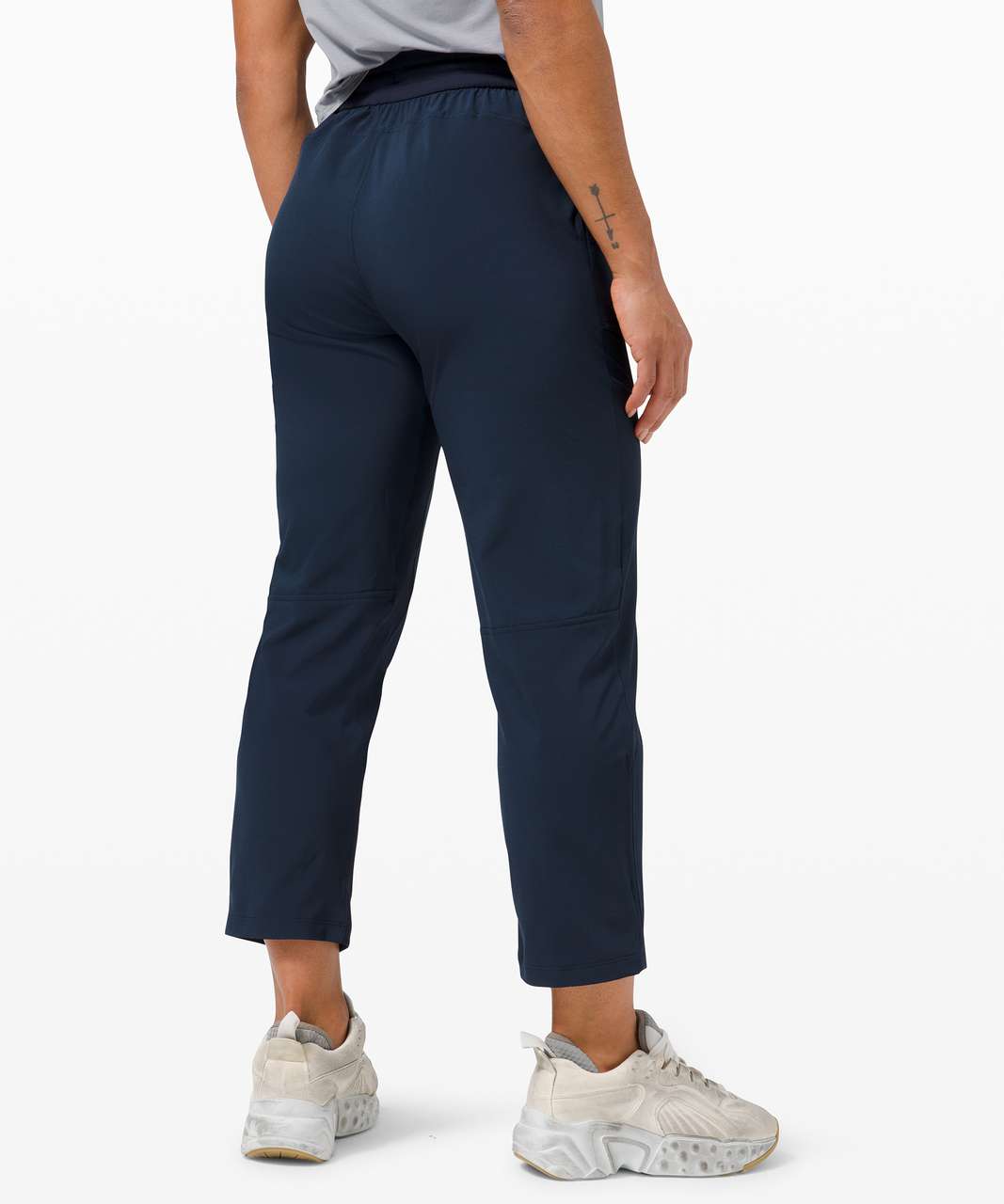 lululemon athletica, Pants & Jumpsuits, Lululemon Beyond The Studio Crop  Pant St Release True Navy 2 Xs High Rise