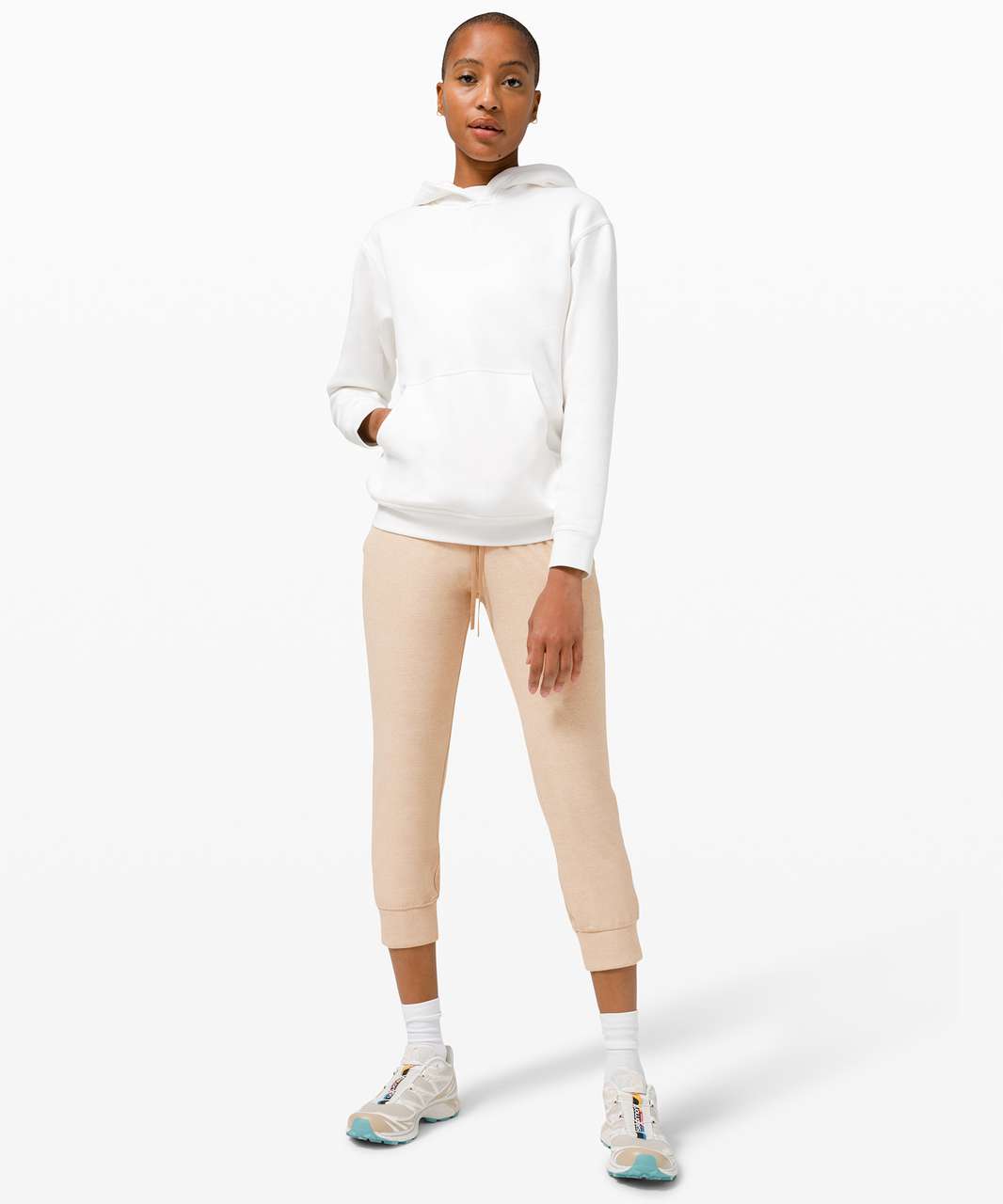 Lululemon Ready to Rulu Jogger Crop - Heathered Cafe Au Lait