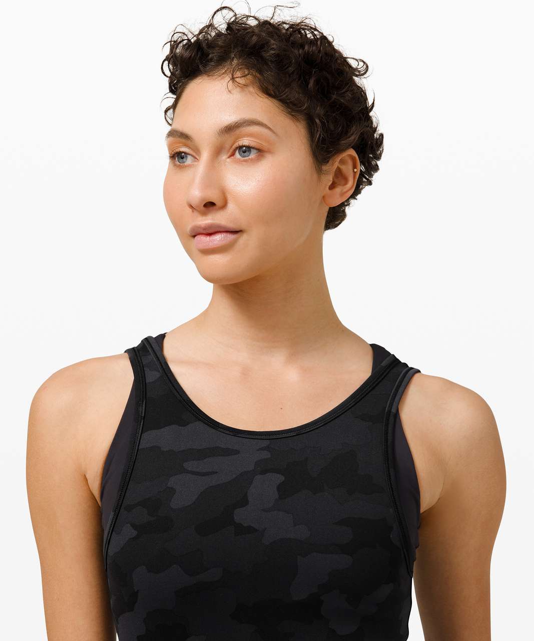 lululemon-heathered-deep-coal-power-up-tank - Agent Athletica