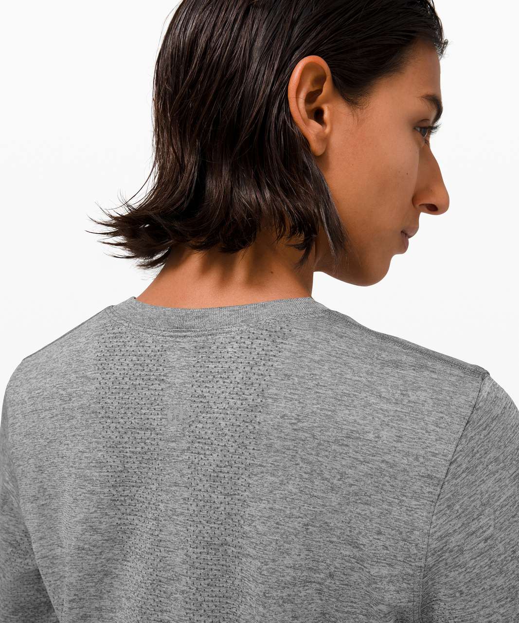 Lululemon Swiftly Relaxed Long Sleeve 2.0 - Slate / White