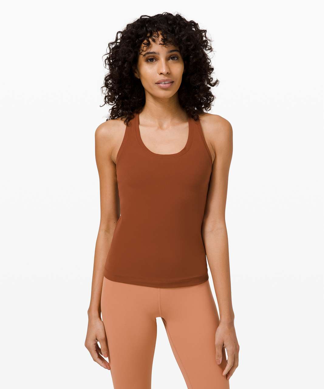 Lululemon Cool Racerback Shorter Length *Nulu - Dark Terracotta