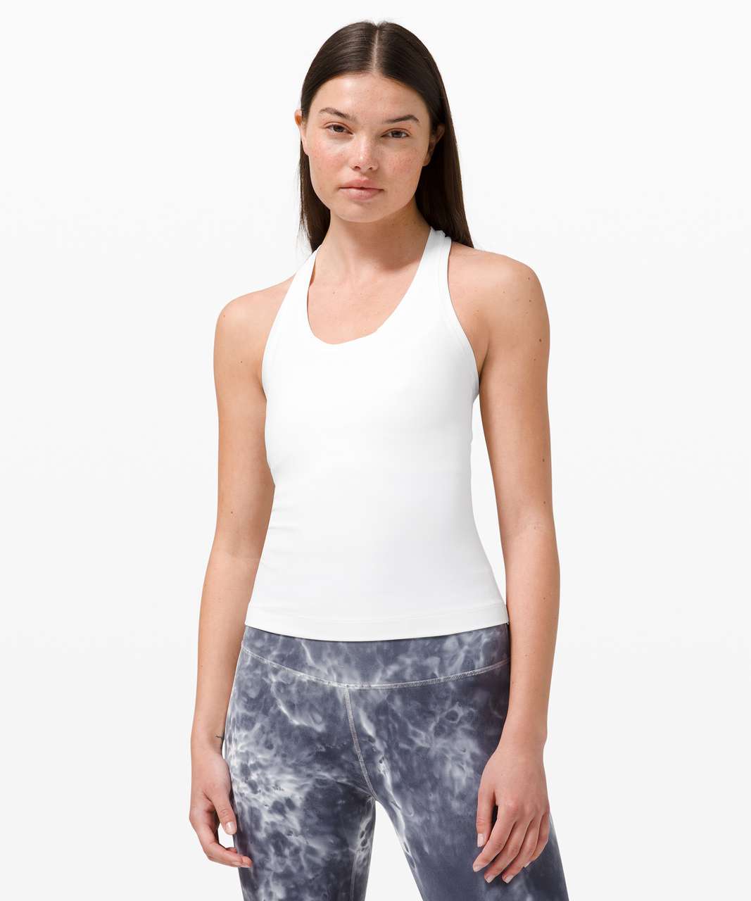 Lululemon Cool Racerback Shorter Length *Nulu - White