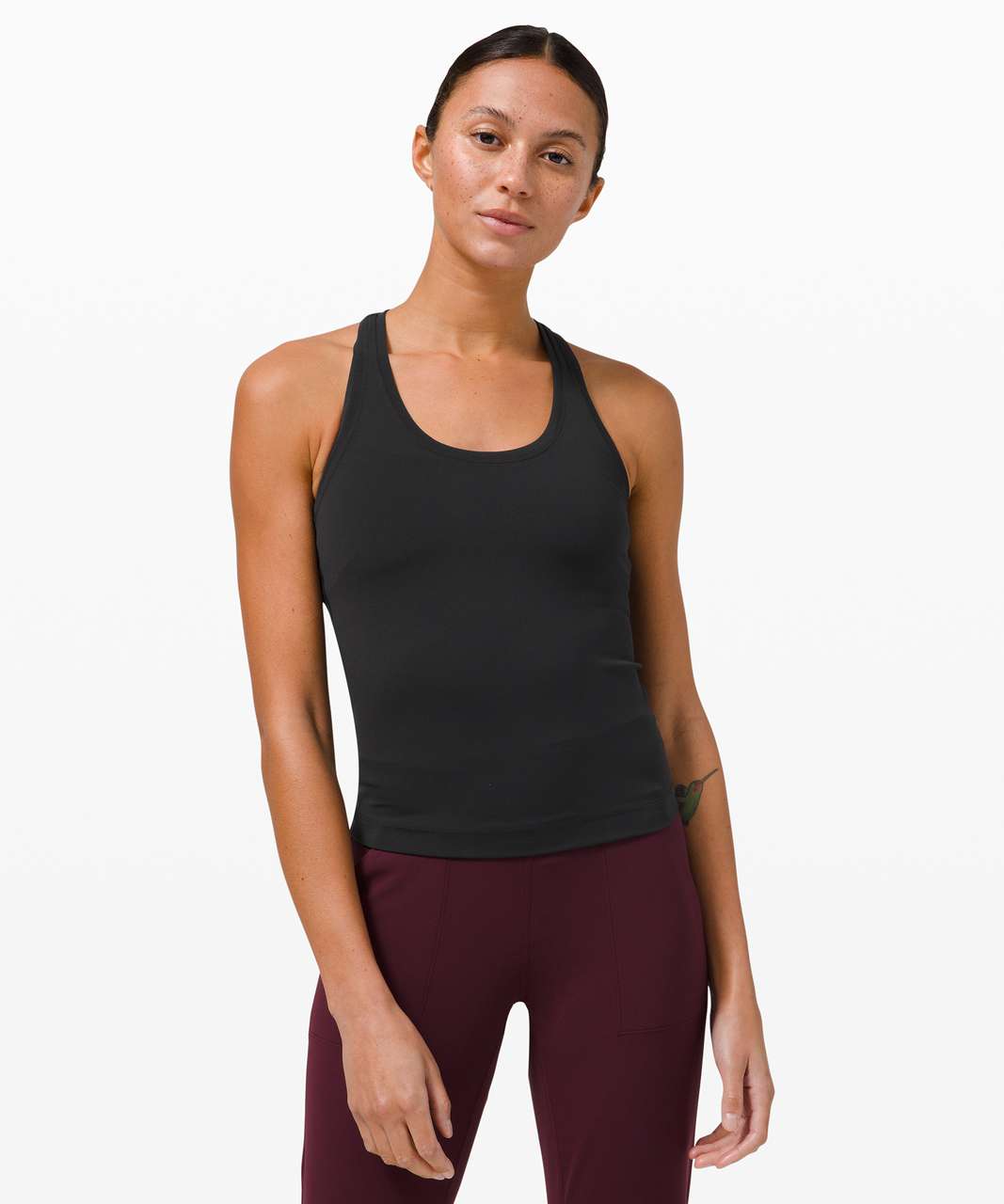 Lululemon Cool Racerback Shorter Length *Nulu - Black - lulu fanatics