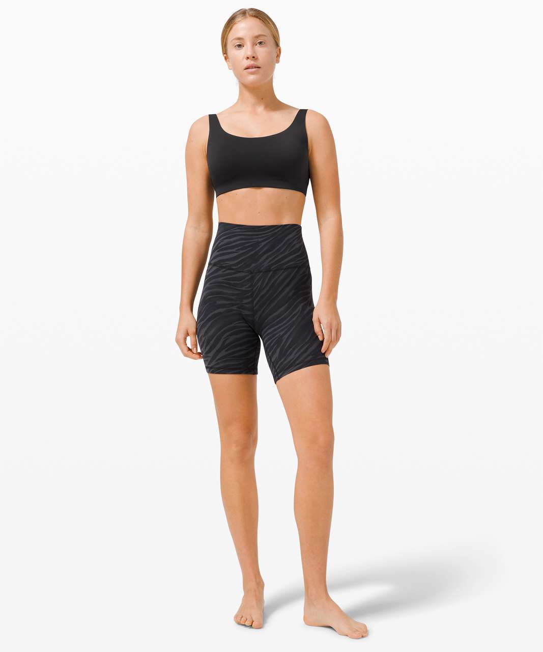 Lululemon In Alignment Straight Strap Bra *Light Support, C/D Cups - Black  - lulu fanatics