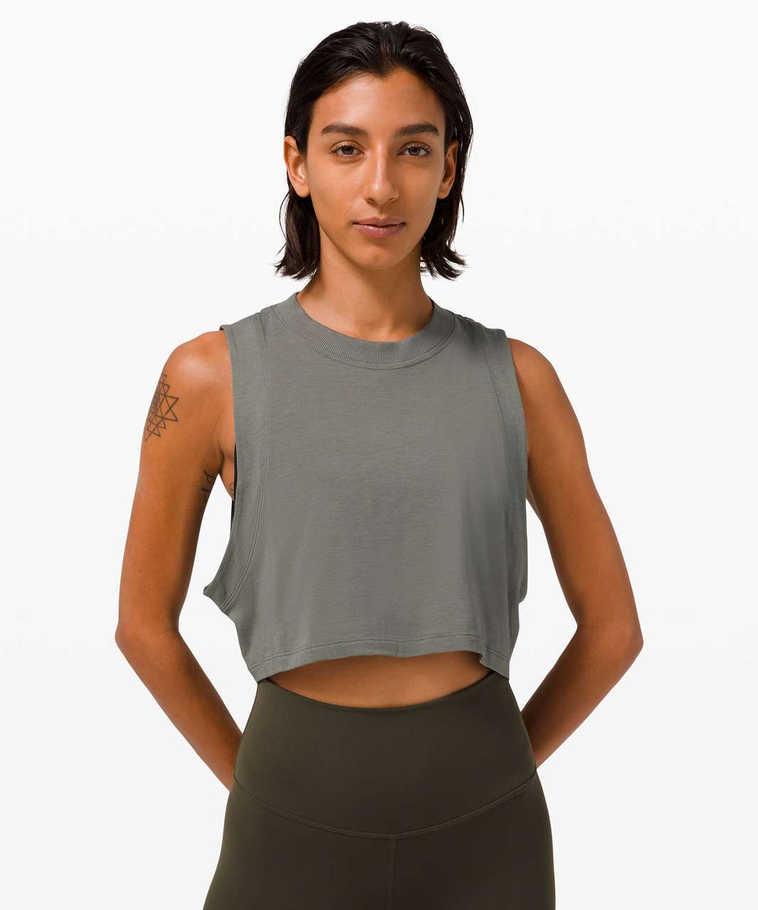  Pima Cotton Cropped Tank Tops For Women