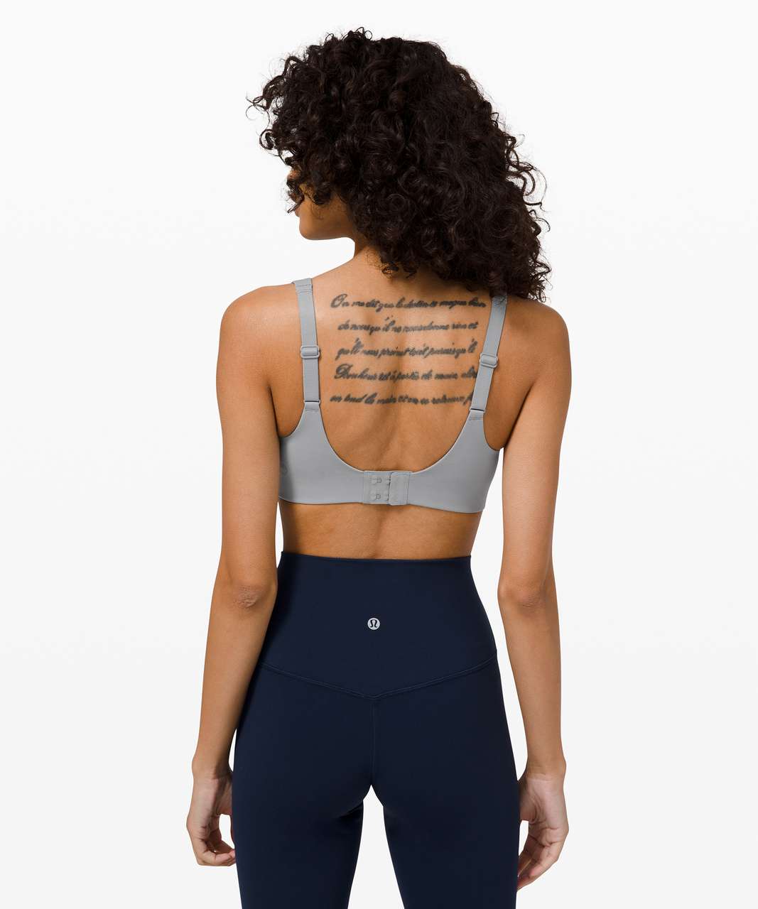 Lululemon In Alignment Straight Strap Bra *Light Support, A/B Cups - Rhino  Grey - lulu fanatics