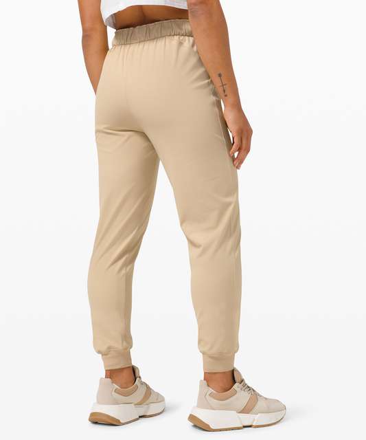 Lululemon Keep Moving Pant Womens Size 6 Grey High-Rise Stripe Pattern  Jogger 