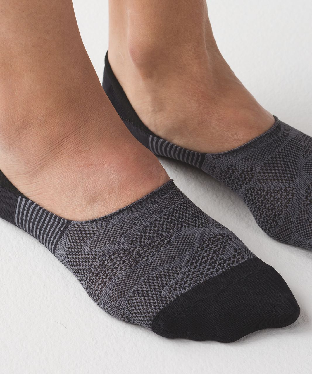 Lululemon Secret Sock - Black / Dark Carbon / Silver Spoon