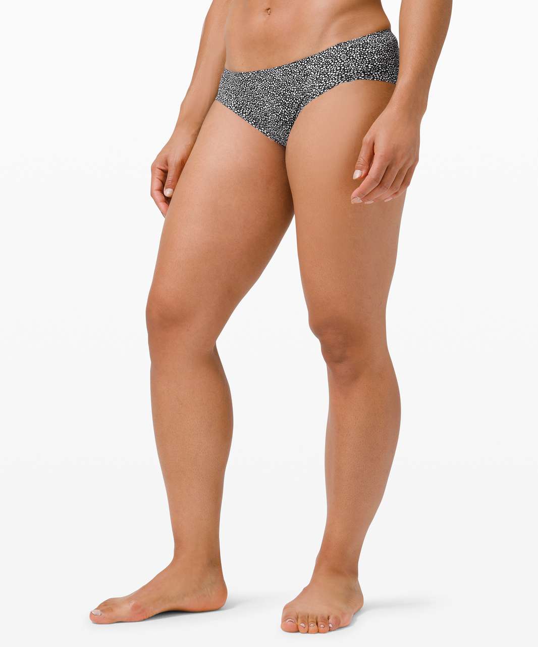 Lululemon Smooth Seamless Hipster - Freckle Flower Black White