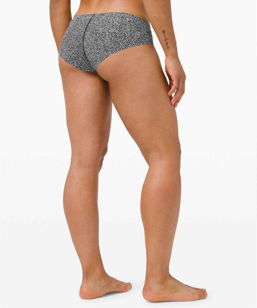 Lululemon Smooth Seamless Hipster - Freckle Flower Black White