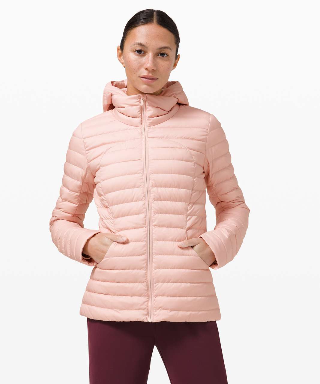 Lululemon Down for It All Jacket - Pink Mist - lulu fanatics