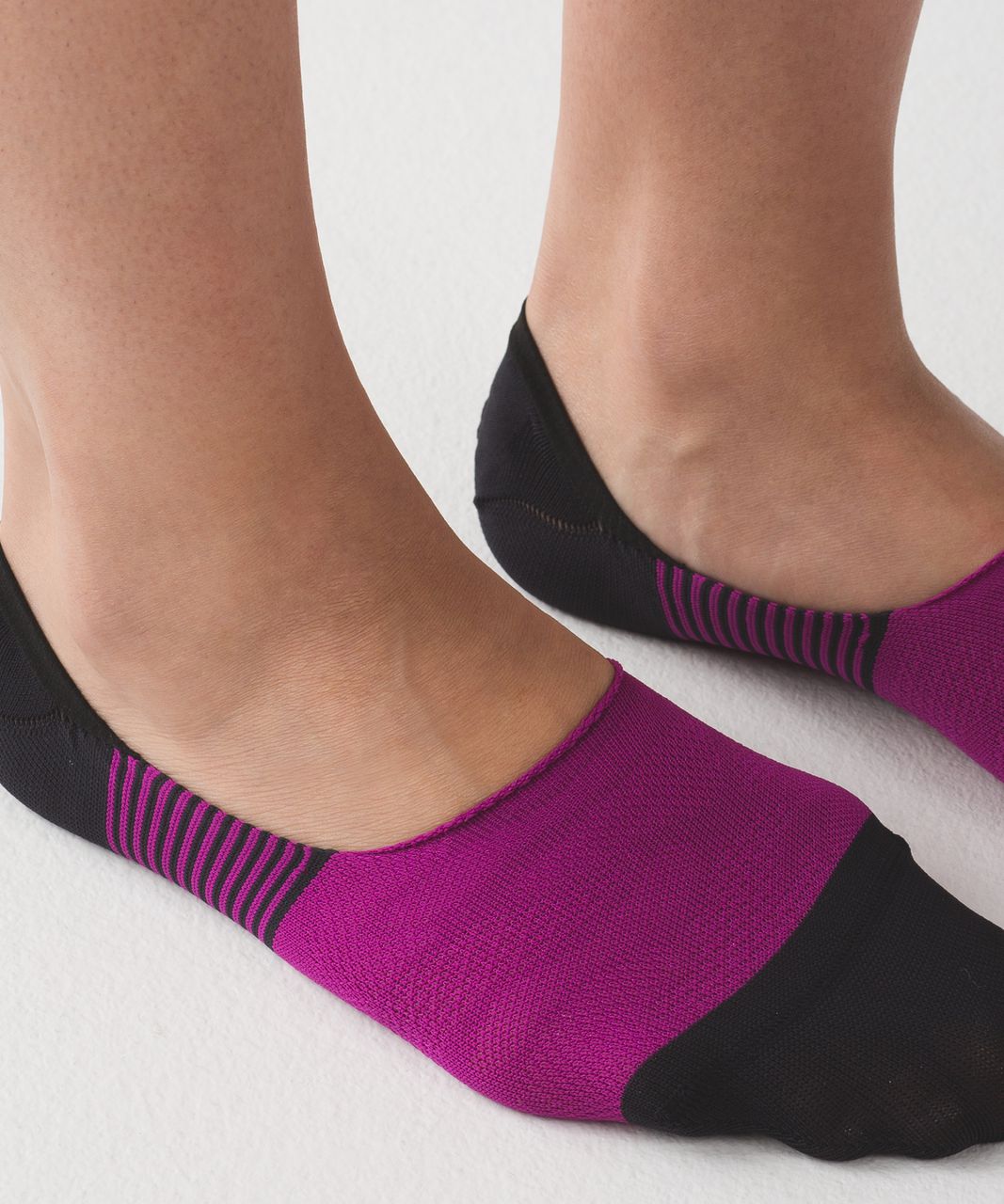 Lululemon Secret Sock - Deep Fuschia / Black / Ripened Raspberry