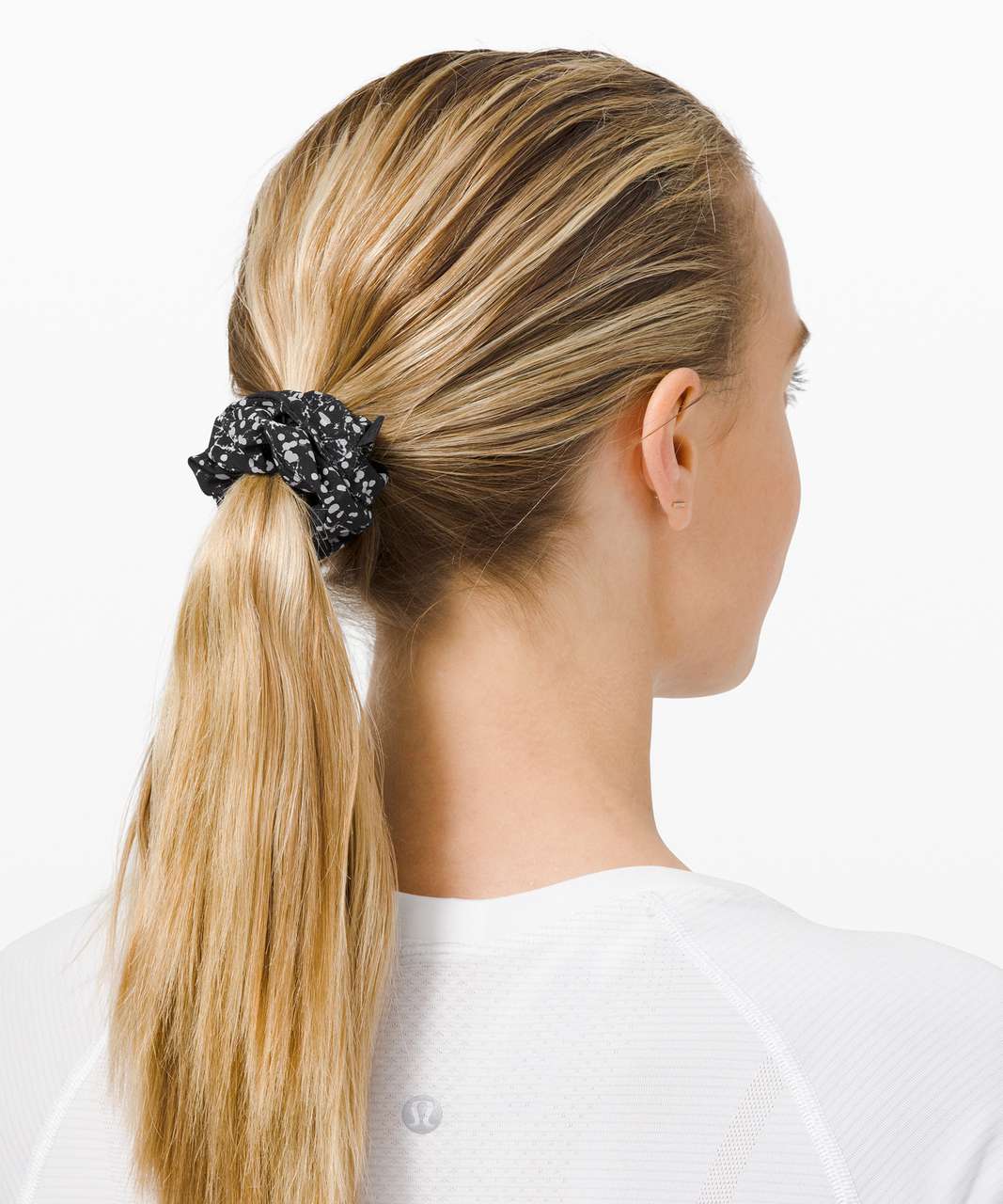 Lululemon Uplifting Scrunchie - Crinkle Dust Reflective Alpine White Multi