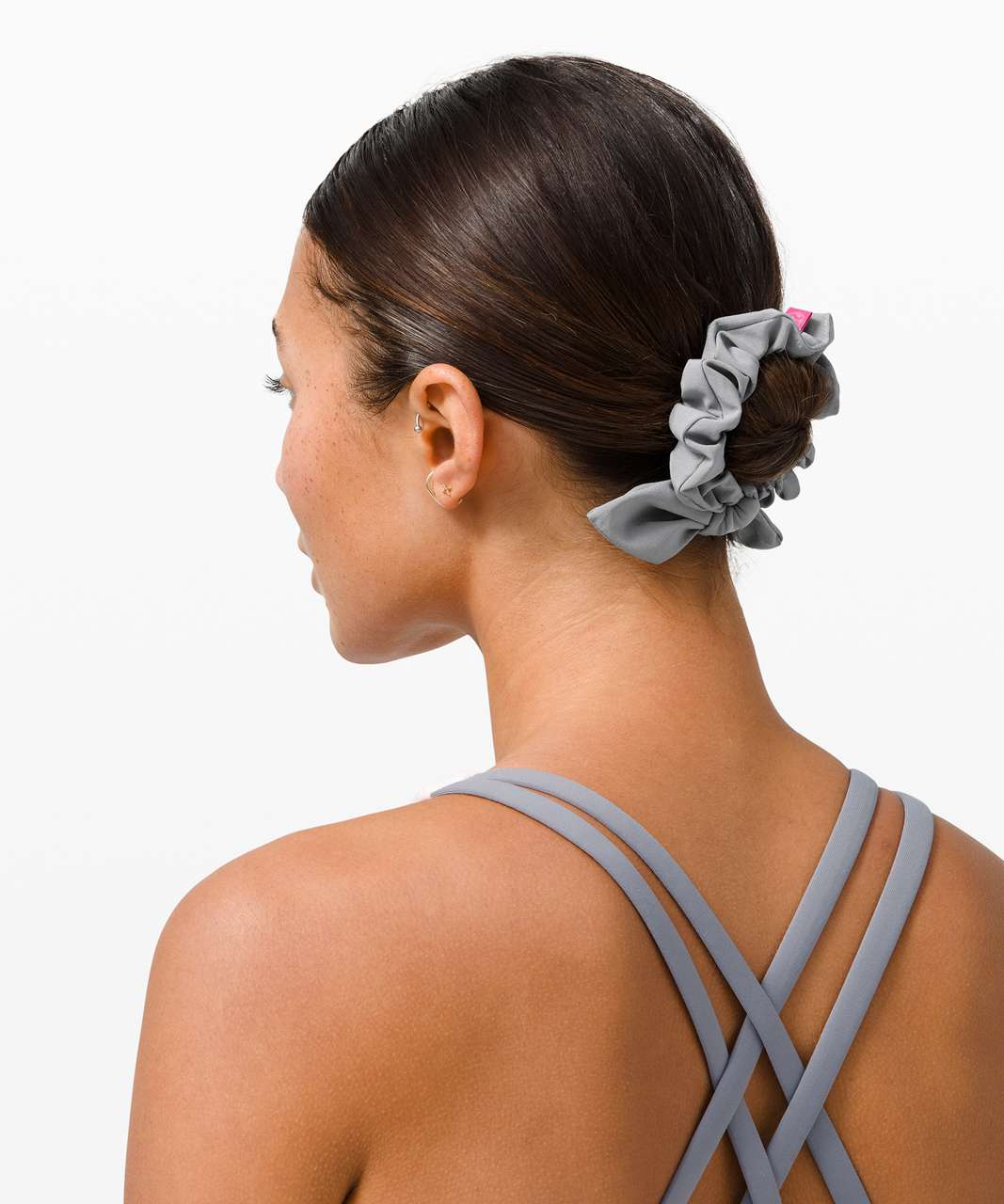 Lululemon Uplifting Scrunchie *Bow - Rhino Grey