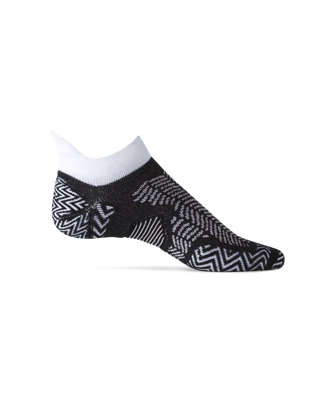 Lululemon Speed Sock (Silver) - Black / White / Moonlit Magenta