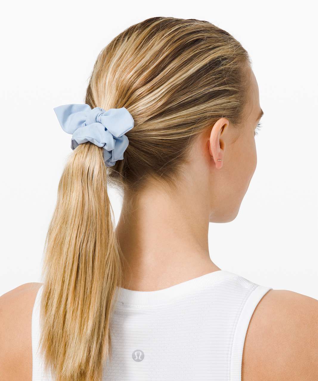 Lululemon Uplifting Scrunchie *Bow - Blue Linen