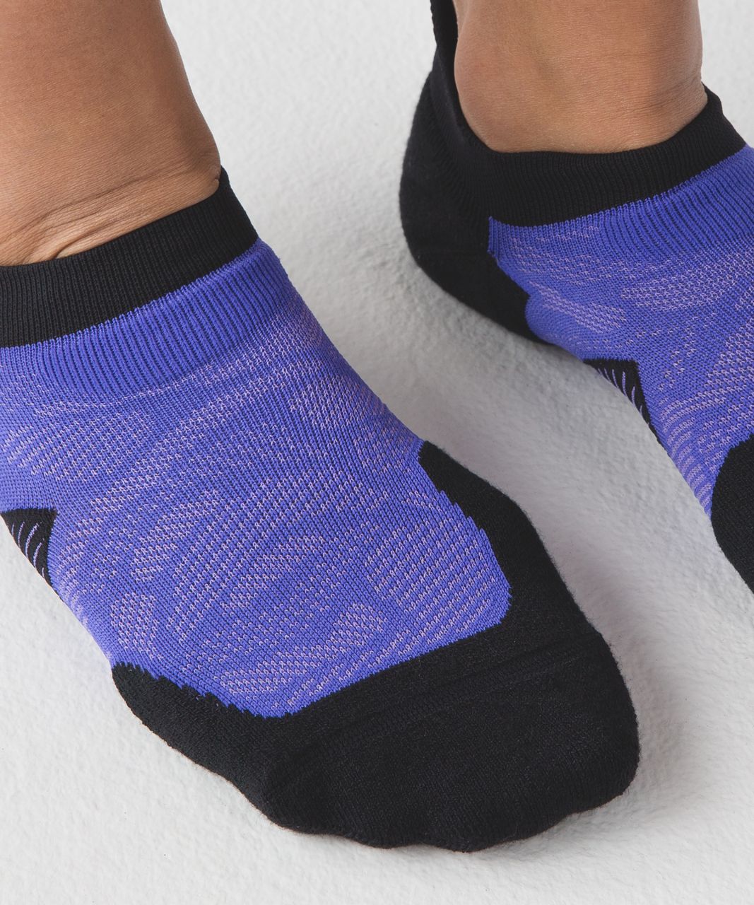 Lululemon High Speed Sock (Silver) - Super Purple / Power Purple / Black