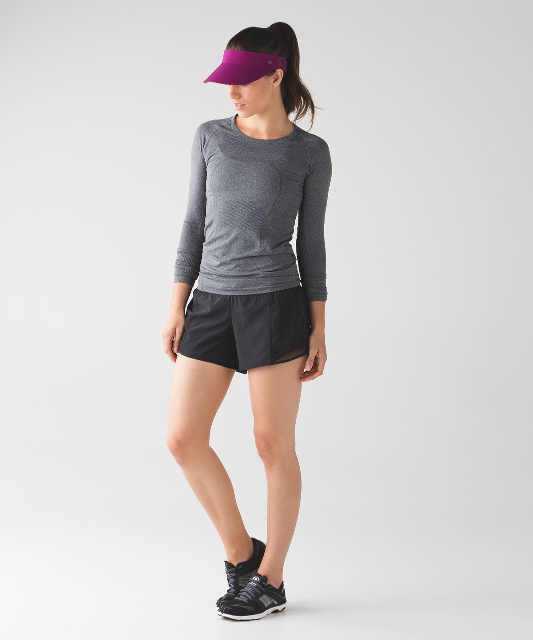 Lululemon Fast Paced Run Visor - Deep Fuschia