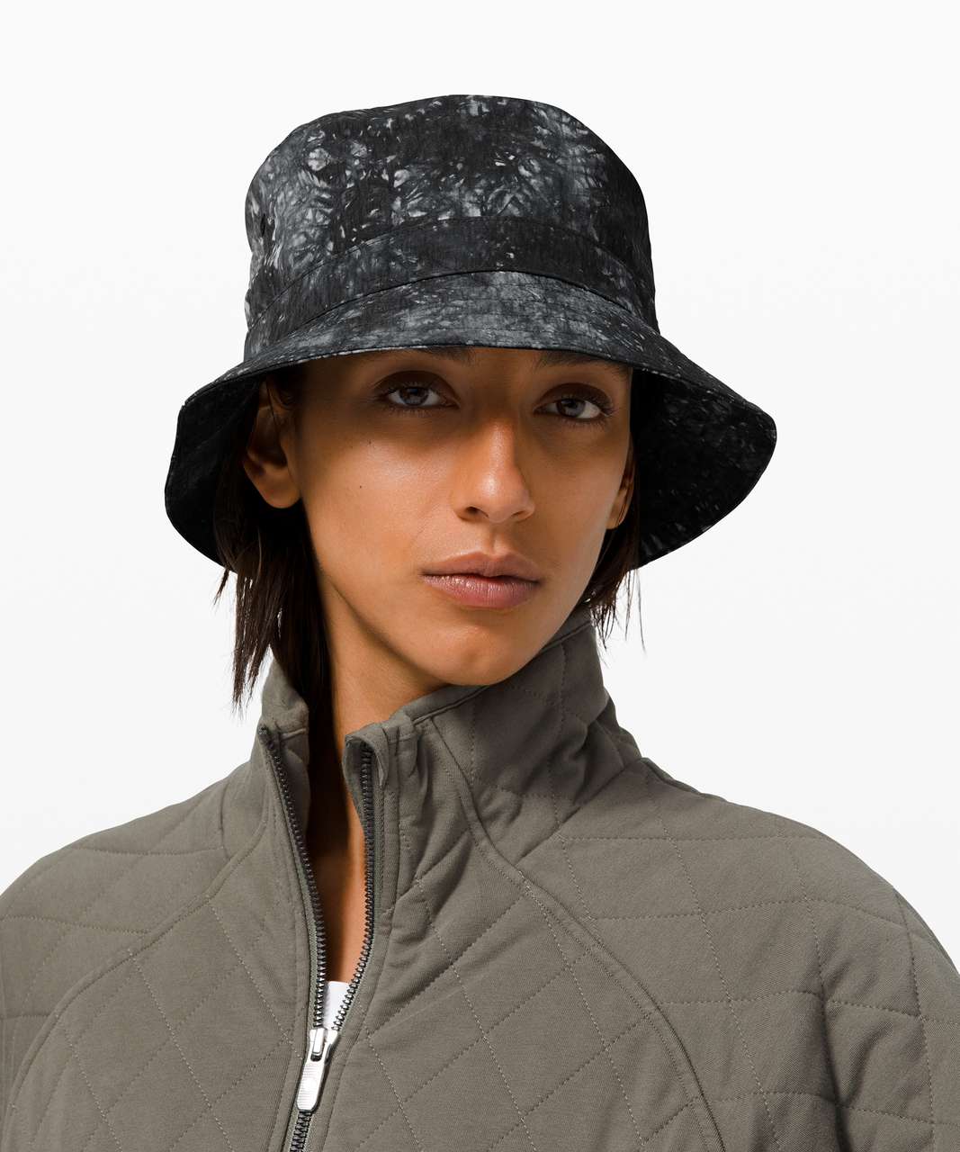 Lululemon On My Level Bucket Hat - Ink Vapor Ice Grey Multi