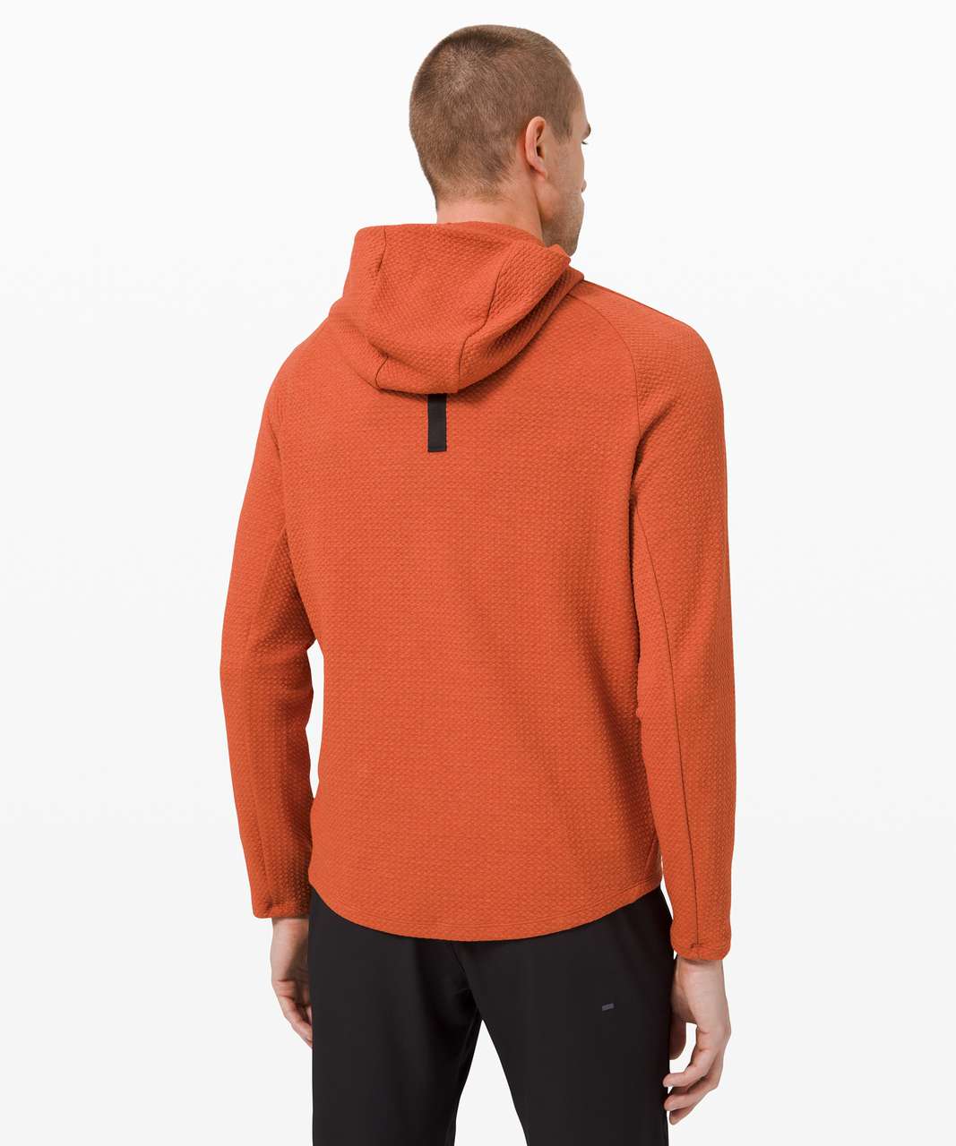 Lululemon At Ease Hoodie - Heathered Canyon Orange / Black - lulu fanatics