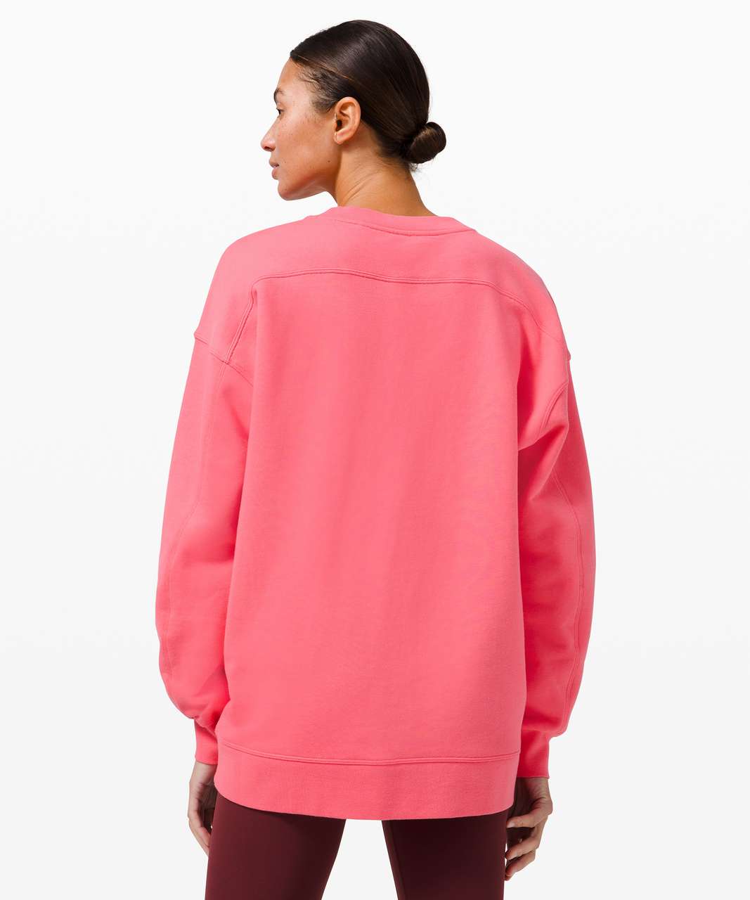 Sweatshirt Lululemon Pink size 4 US in Cotton - 40694878