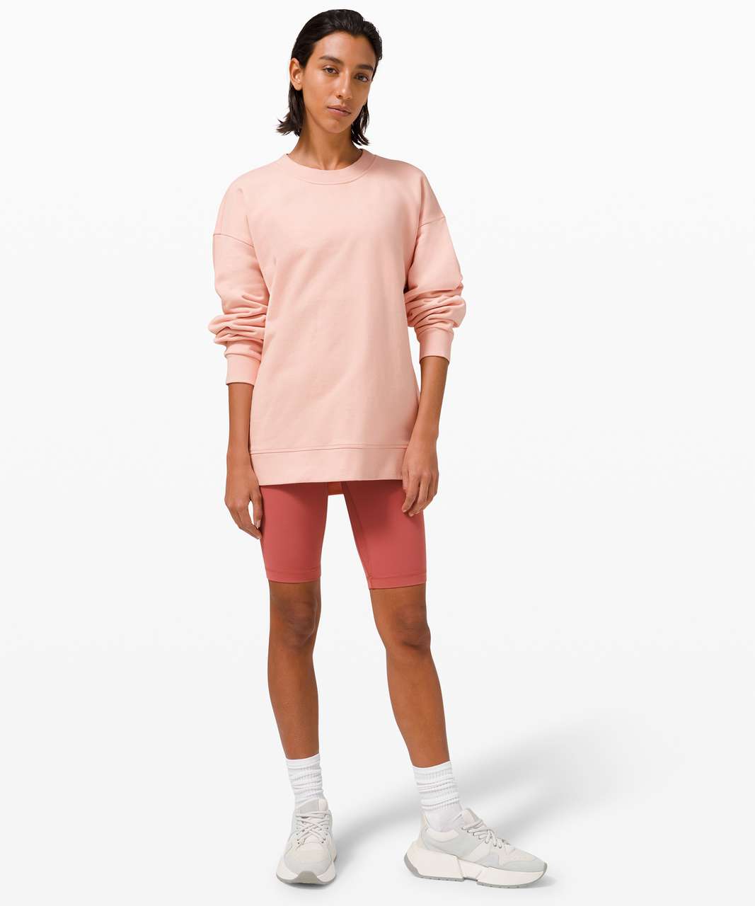 lululemon PERFECTLY CROP CREW - Sweatshirt - meadowsweet pink/pink -  Zalando.de