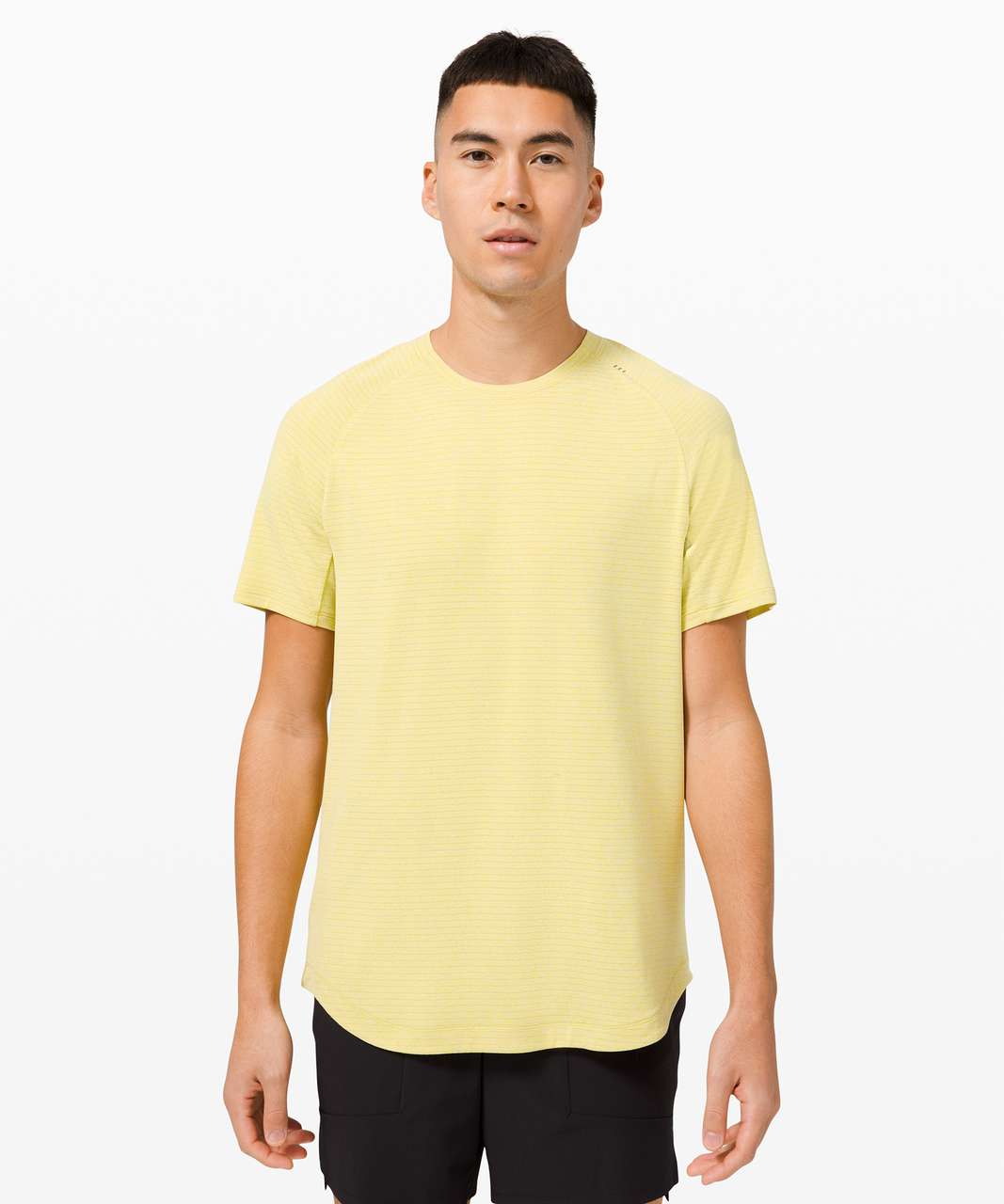 Lululemon Drysense Short Sleeve - Heathered Yellow Pear