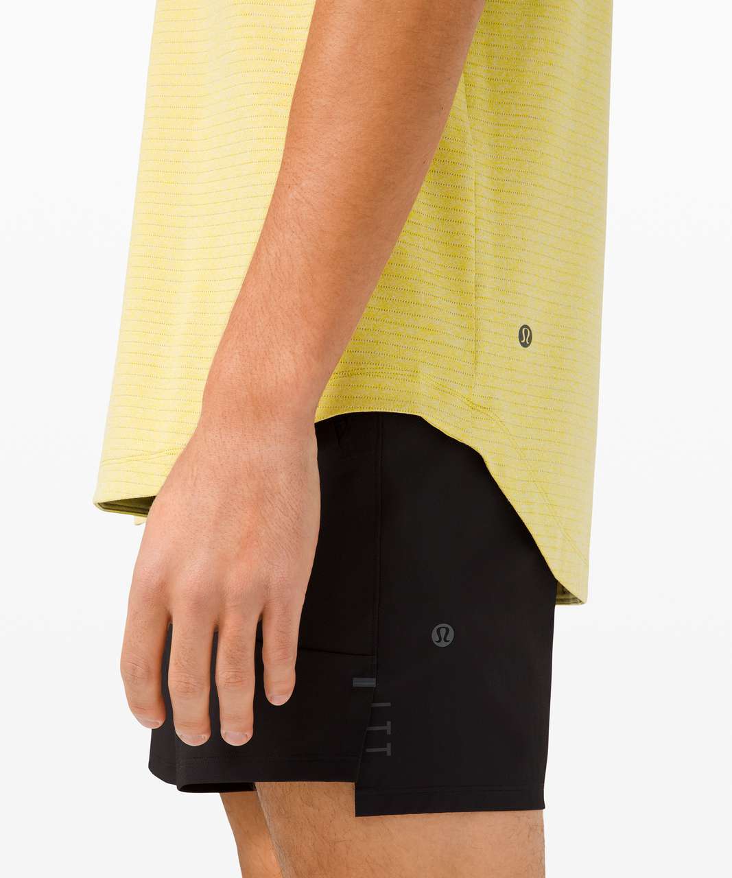 Lululemon Drysense Short Sleeve - Heathered Yellow Pear