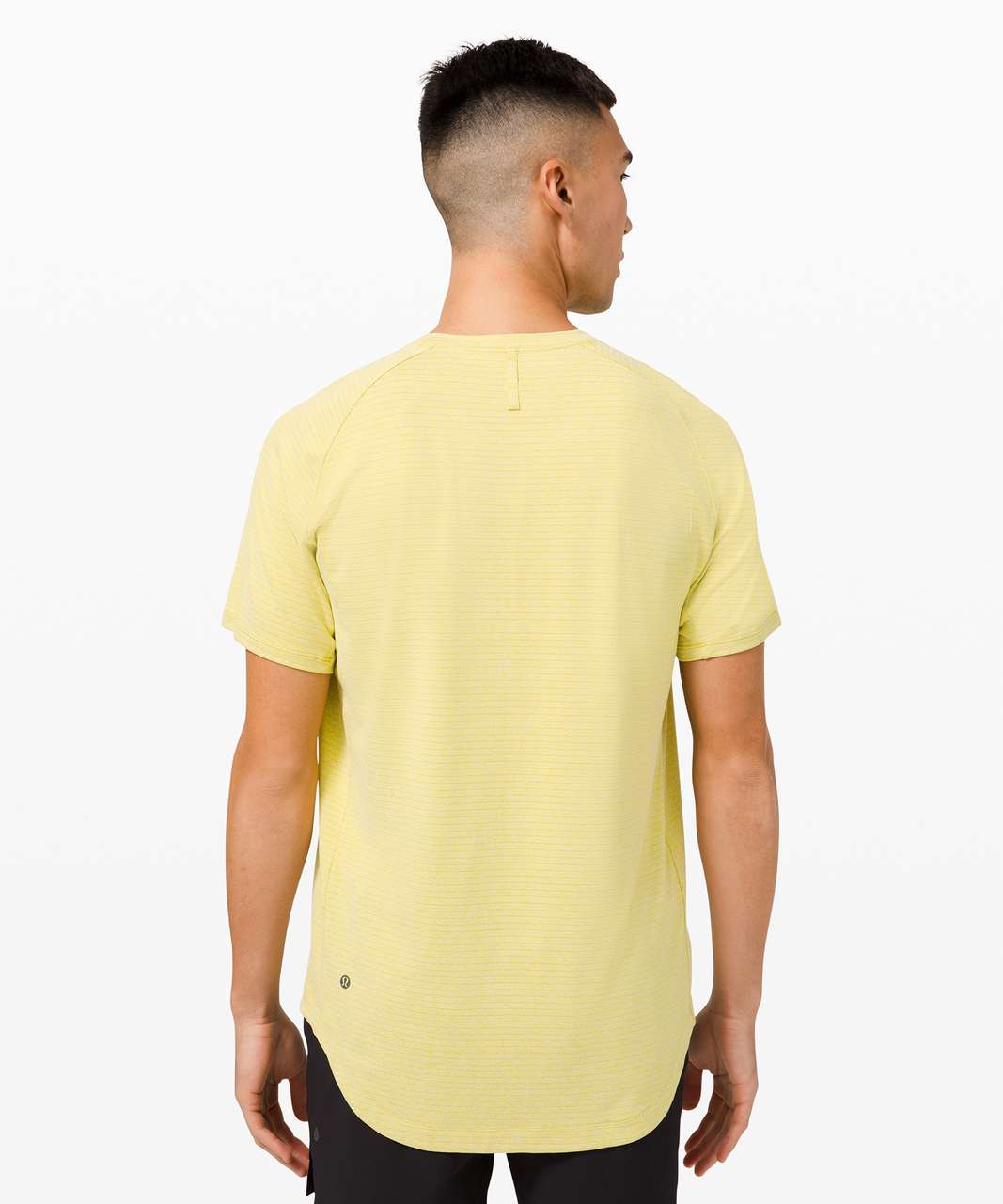 Lululemon Drysense Short Sleeve - Heathered Yellow Pear