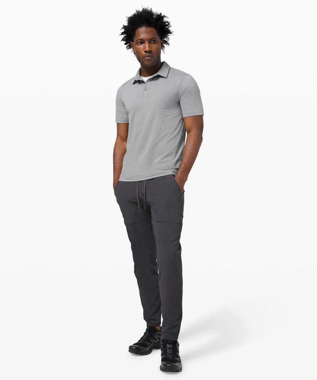 Lululemon Evolution Polo - Rhino Grey