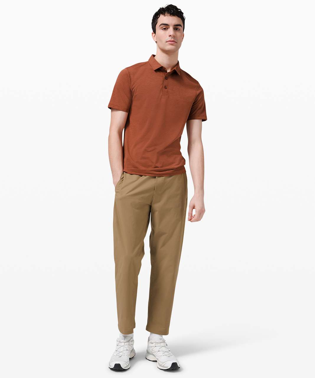 Lululemon Evolution Polo - Dark Terracotta